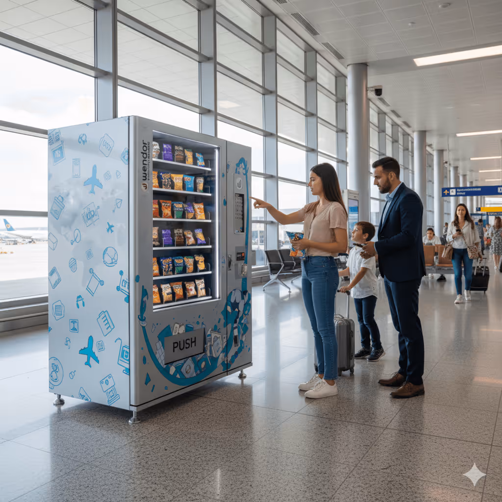 Airport and metro-style transit vending deployment