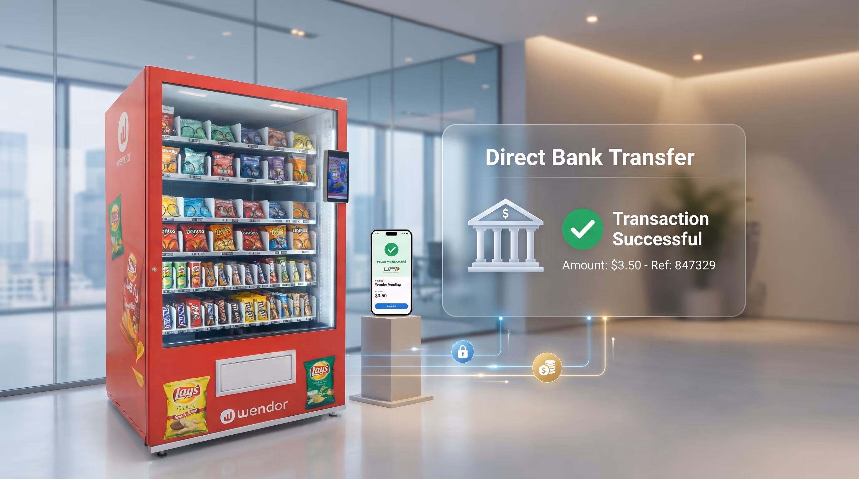 Direct Bank Transfer — Wendor vending