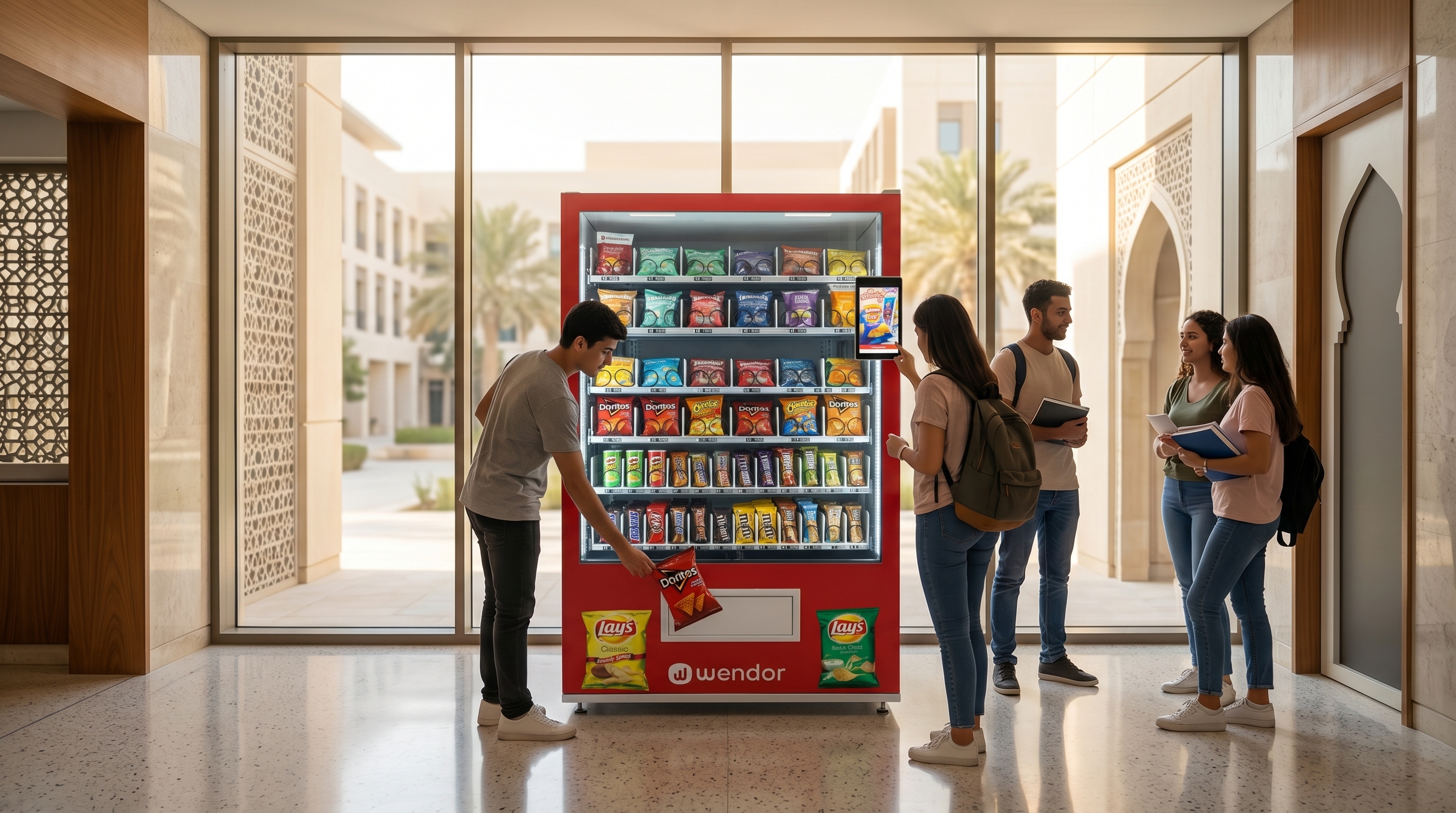 USA vending machine with hulk figure